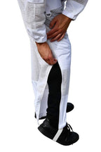 OZ ARMOUR Beekeeping Suit Jacket & Trouser Pant with 2 Veils Fencing & Round Brim Hat Ventilated 3 Layer Mesh Costume (3X-Large)