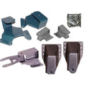 Airbagit HAN-GM7391B Leaf Spring Hanger Welded Or Bolton For C30 &amp; 35 - 8 H.