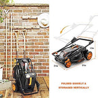 Cordless Lawn Mower, 40V Max 4.0Ah Battery, 16-Inch Brushless Lawn Mower, 50L Grass Box & Mulcher, 6 Mowing Heights, 3 Operation Heights, Low Noise, KDLM4040A