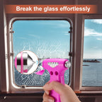 THINKWORK Window Breaker - Pink-Blue Car Safety Hammer Gift for Lady and Men, Three-in-One Emergency Escape Tool with Seat Belt Cutter, Safety Emergency Car Escape Tool for Family, Women, Children.