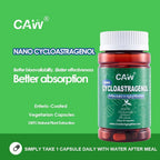 CAW Telomerase Activation Supplement | Anti-Aging Supplement | Nano Cycloastragenol 25mg 30capsules 3bottles