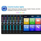 Car Audio System With This 7-inch Dual Spindle Universal LCD Touch Screen Stereo Radio Includes Rear View Camera USB/AUX/FM Remote Control MP4 Player