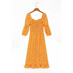 elegant vintage midi dress