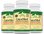 Terry Naturally CuraMed 750 mg ( 3 Pack ) - 120 Softgels - Superior Absorption BCM-95 Curcumin Supplement , Promotes Healthy Inflammation Response - Non-GMO , Gluten-Free , Halal - 360 Total Servings