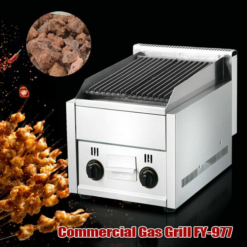 Commercial Restaurant Grill Gas Gril Flat Top Countertop Food Grill Heavy Duty