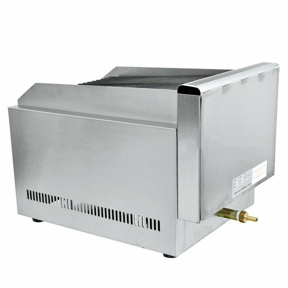 Commercial Restaurant Gas Gril Heavy Duty Grill Flat Top Countertop Food Grill
