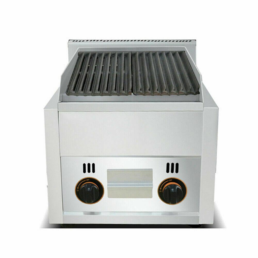 Commercial Restaurant Gas Gril Heavy Duty Grill Flat Top Countertop Food Grill