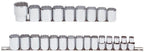 Stanley Proto J54211 24 Piece 12 Point 1/2" Drive Metric Socket Set