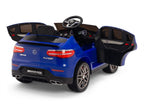 KIDSVIP Officially Licensed Mercedes Benz GLC63 1 Seater for 1 Rider for Kids and Toddlers Ride on Car W/ 12V 7amp Battery and 2 motors, Leather Seat, Remote Control, Upgraded EVA Rubber W