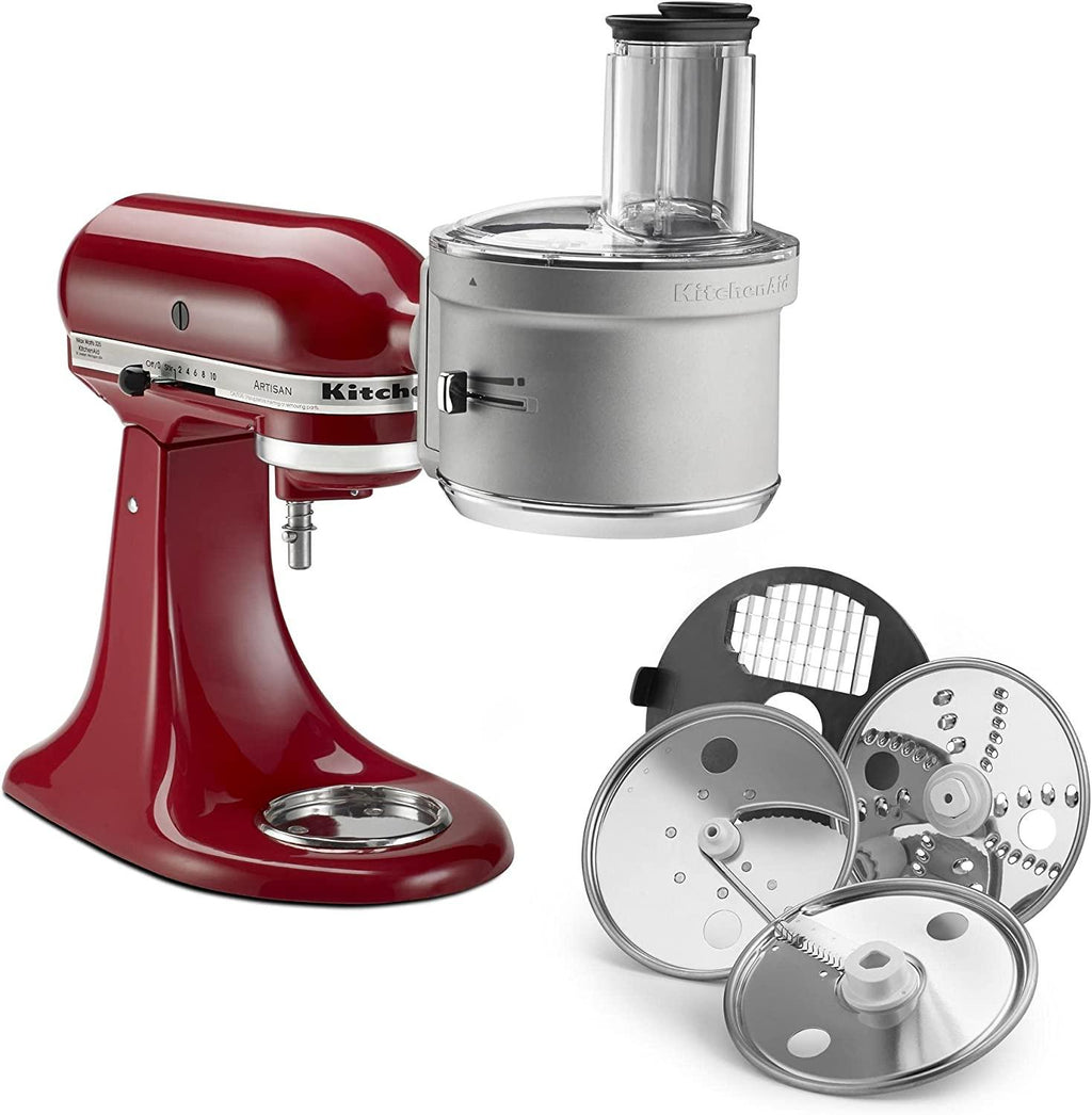 KitchenAid KSM2FPA Food Processor Attachment, Dicing Kit, Silver
