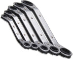 Sturdy DIY Tools, 5Pcs Metric Offset Ring Wrench Spanner Tools Ratchet Metric Hand DIY Tool Set Safety
