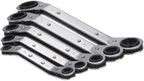 Sturdy DIY Tools, 5Pcs Metric Offset Ring Wrench Spanner Tools Ratchet Metric Hand DIY Tool Set Safety