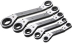 Sturdy 5Pcs Metric Offset Ring Wrench Spanner Tools Ratchet Metric Hand DIY Tool Set Hardware Tool Kits Safety