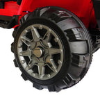 Ktaxon Kids 12V Ride On Car Truck W/ Remote Control; 3 Speeds; LED Headlights;Spring Suspension - Toy Gift