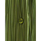 solid color pleated blouse
