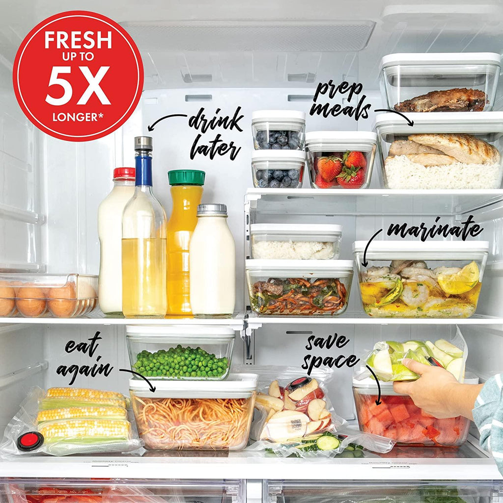 ZWILLING Fresh & Save Glass Small Airtight Food Storage Container, Meal Prep Container, Food Saver