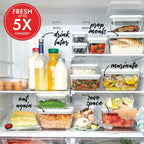 ZWILLING Fresh & Save 3-pc Assorted Sizes Food Storage Container, Meal Prep Container, BPA-Free
