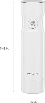 ZWILLING Fresh & Save Vacuum Sealer Machine Starter Set with Airtight Food Storage Container Glass, Sous Vide Bags, Meal Prep