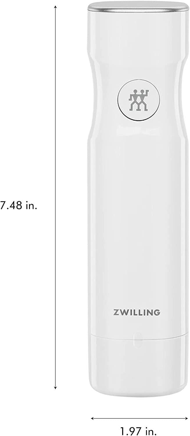 ZWILLING Fresh & Save Vacuum Sealer Machine Starter Set with Airtight Food Storage Container Glass, Sous Vide Bags, Meal Prep