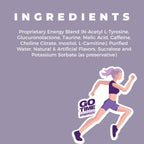 Go Time Performance Energy || Energy Drink Shot, Zero Sugar, Zero Calories, Zero Carbs, Gluten-Free, No Crash | 100 Pack of 2 oz. Energy Shots || Grape
