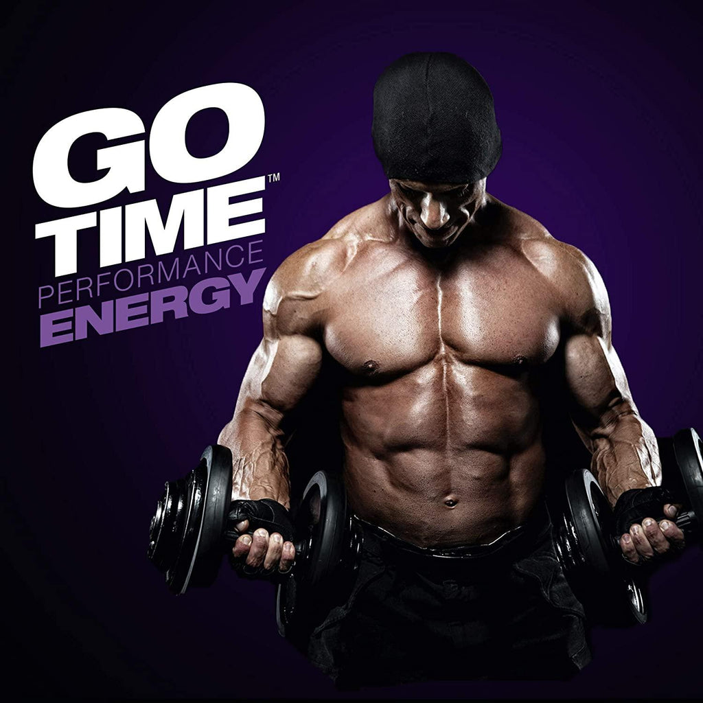 Go Time Performance Energy || Energy Drink Shot, Zero Sugar, Zero Calories, Zero Carbs, Gluten-Free, No Crash | 100 Pack of 2 oz. Energy Shots || Grape