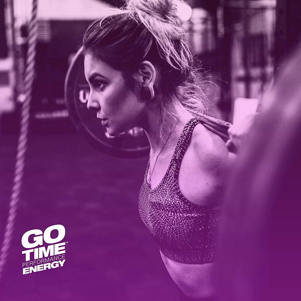 Go Time Performance Energy || Energy Drink Shot, Zero Sugar, Zero Calories, Zero Carbs, Gluten-Free, No Crash | 100 Pack of 2 oz. Energy Shots || Grape