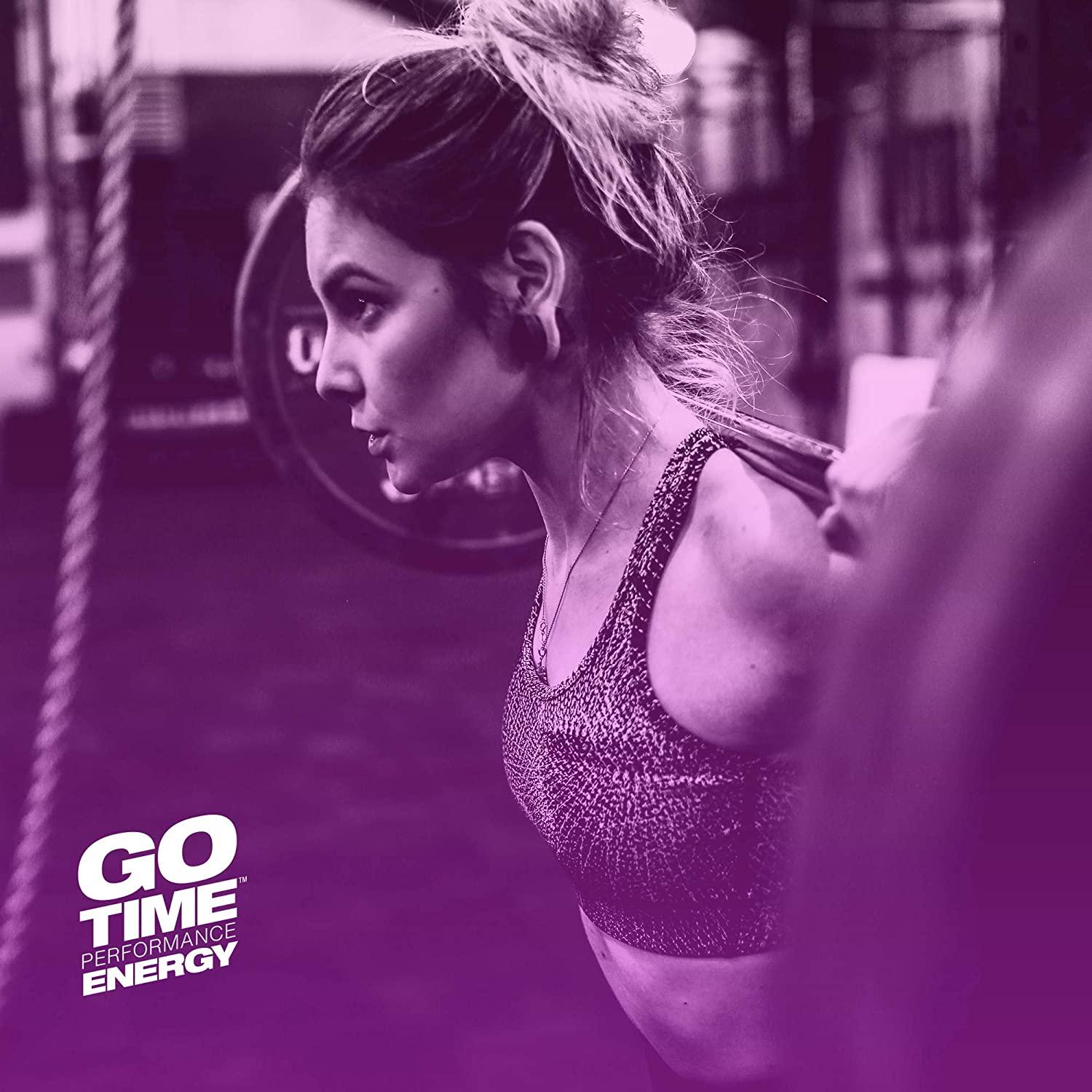 Go Time Performance Energy || Energy Drink Shot, Zero Sugar, Zero Calories, Zero Carbs, Gluten-Free, No Crash | 100 Pack of 2 oz. Energy Shots || Grape