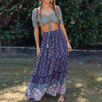 bohemian summer hippie skirt