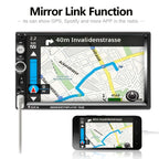 Car Multimedia Player 1080P High Resolution FM Audio Support Mirror Link Backup Camera Support Remote Control AUX Audio For IOS/Android