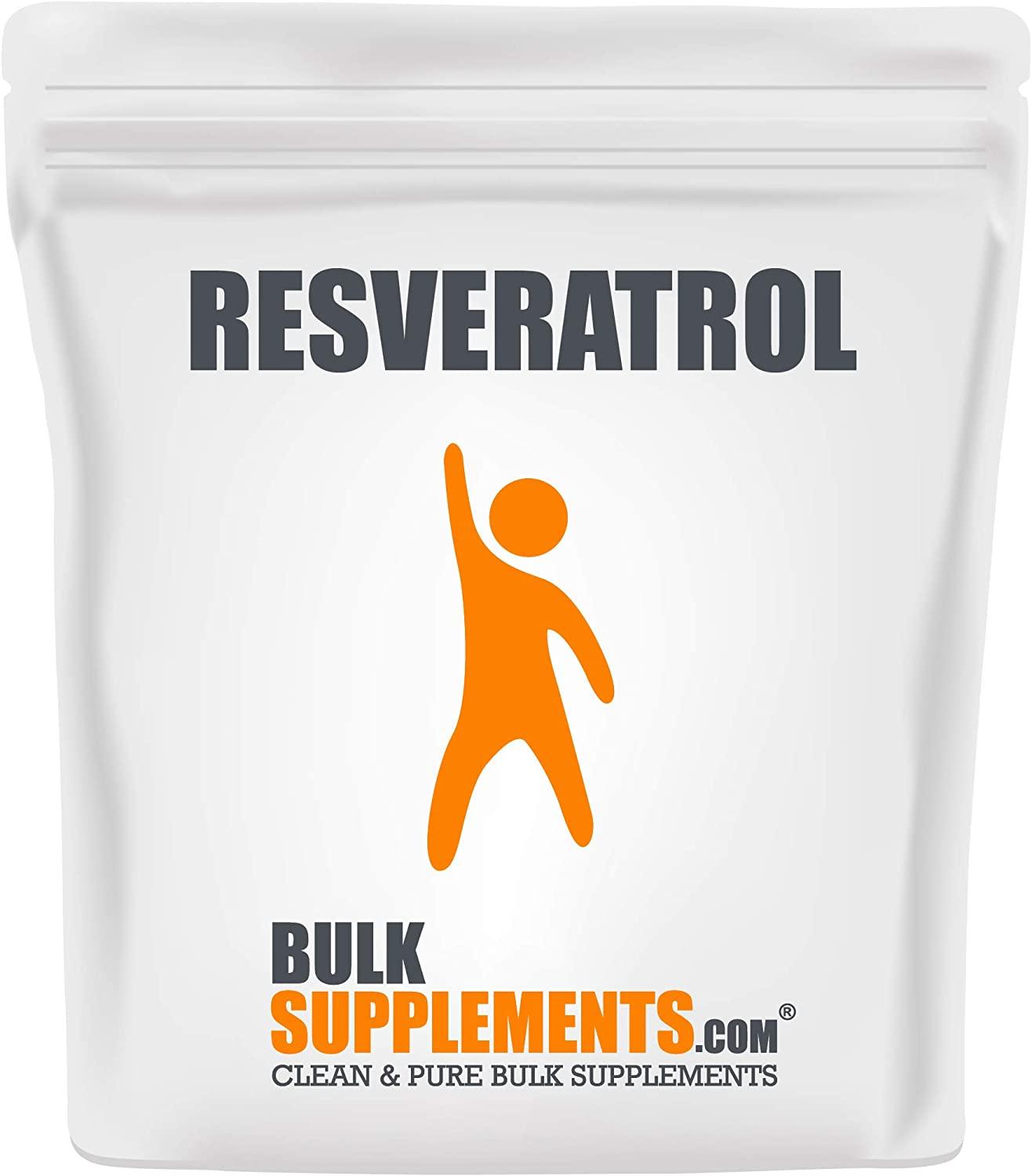 BulkSupplements.com Pure Resveratrol - Antioxidants Supplement - Anti Aging Supplement - Heart Supplements (500 Grams - 1.1 lbs)