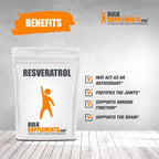 BulkSupplements.com Pure Resveratrol - Antioxidants Supplement - Anti Aging Supplement - Heart Supplements (500 Grams - 1.1 lbs)