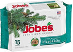 Jobes 01611 15 Pack Evergreen Tree Fertilizer Spikes - Quantity 6 Packages