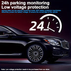 1080P 2 Cameras Dash Cam W/ IR Night Vision, Loop Recording &amp; 2" IPS Screen