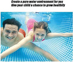 YB&amp;GQ Summer Water Party Kiddie Paddling Pool for Kids Adult Infant,Oversize Thickened Inflatable Swimming Pool,Outdoor Easy Set Family LounPool A 130x90cm(51x35inch)