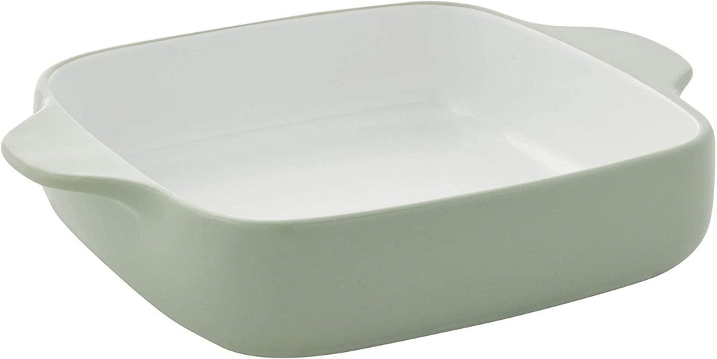 KitchenAid Vitrified Stoneware Square Baker, 2-Quart, Pistachio