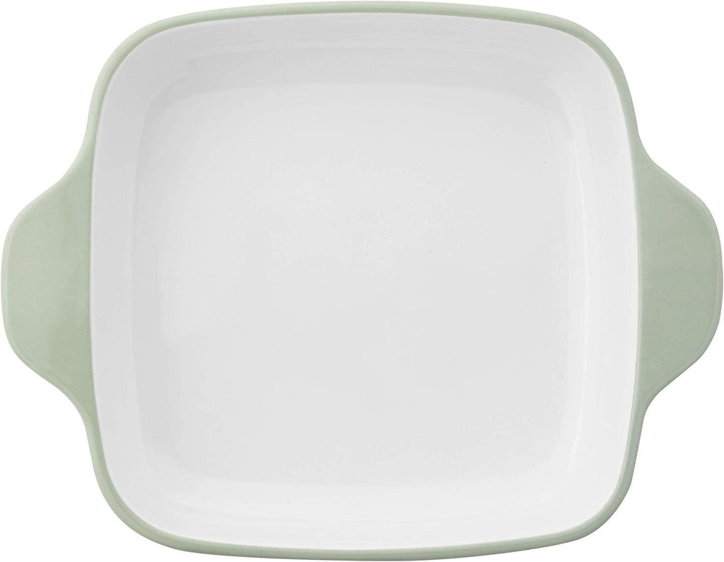 KitchenAid Vitrified Stoneware Square Baker, 2-Quart, Pistachio
