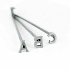 1" Tall A-Z bet Branding Irons - 26 Letters - BBQ, Woodwork Crafts Monogram