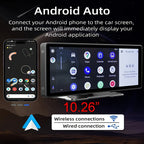 1pc For Head 10.26inch Universal Video Autor Adiotouch Screen Car Stereo  Car DVD Player