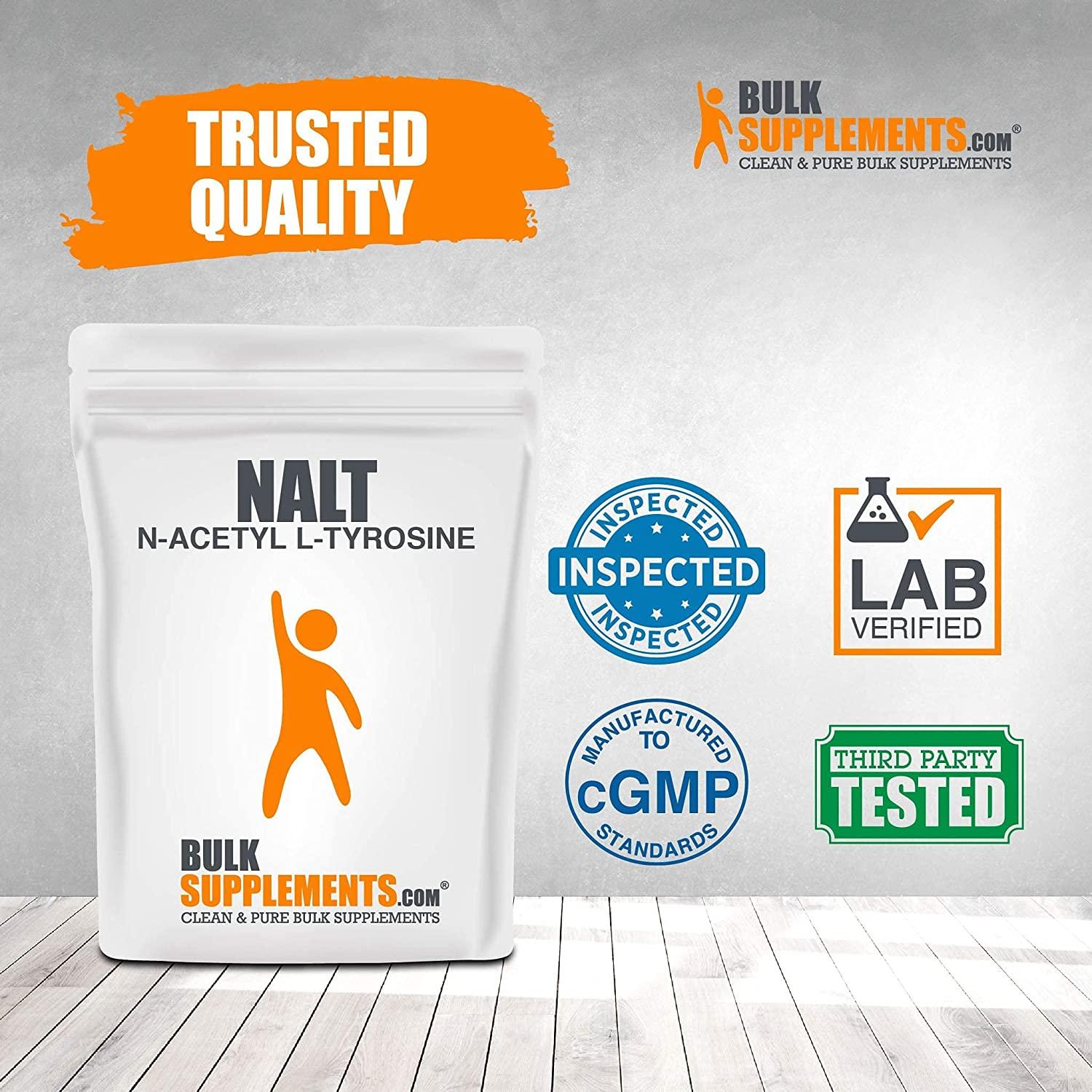BulkSupplements.com N-Acetyl L-Tyrosine (NALT) Powder - Tyrosine Supplement - Amino Focus - L-Tyrosine Powder - N Acetyl L Tyrosine (5 Kilograms - 11 lbs)