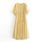 puff tired dress
