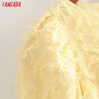 puff tired dress
