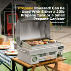 C1PORTLP Outdoor Living 25"  Steel Portable Grill