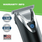 Wahl Hair Clipper Set Rechargeable Beard Trimmer Kit For Men Family Black