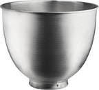 KitchenAid 3.5-Qt. Brushed Bowl-Stainless Steel, Quart, Metallic