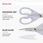 KitchenAid All Purpose Kitchen Shears, One Size, Lavendar Cream
