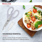 KitchenAid All Purpose Kitchen Shears, One Size, Lavendar Cream