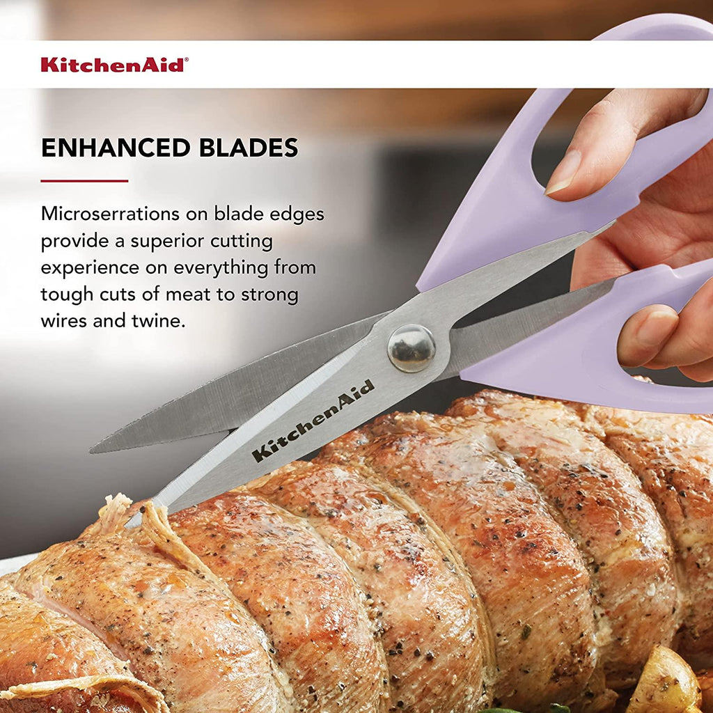 KitchenAid All Purpose Kitchen Shears, One Size, Lavendar Cream