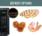 Farberware Classic FMO11AHTBSB 1.1 Cu. Ft. 1000-Watt Microwave Oven, Black  Steel