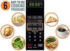 Farberware Classic FMO11AHTBSB 1.1 Cu. Ft. 1000-Watt Microwave Oven, Black  Steel