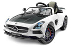 2023 Mercedes SLS AMG 12V Battery Powered Motorized Ride on Toy Car with  in LCD TV, LED Lights, Leather Seat